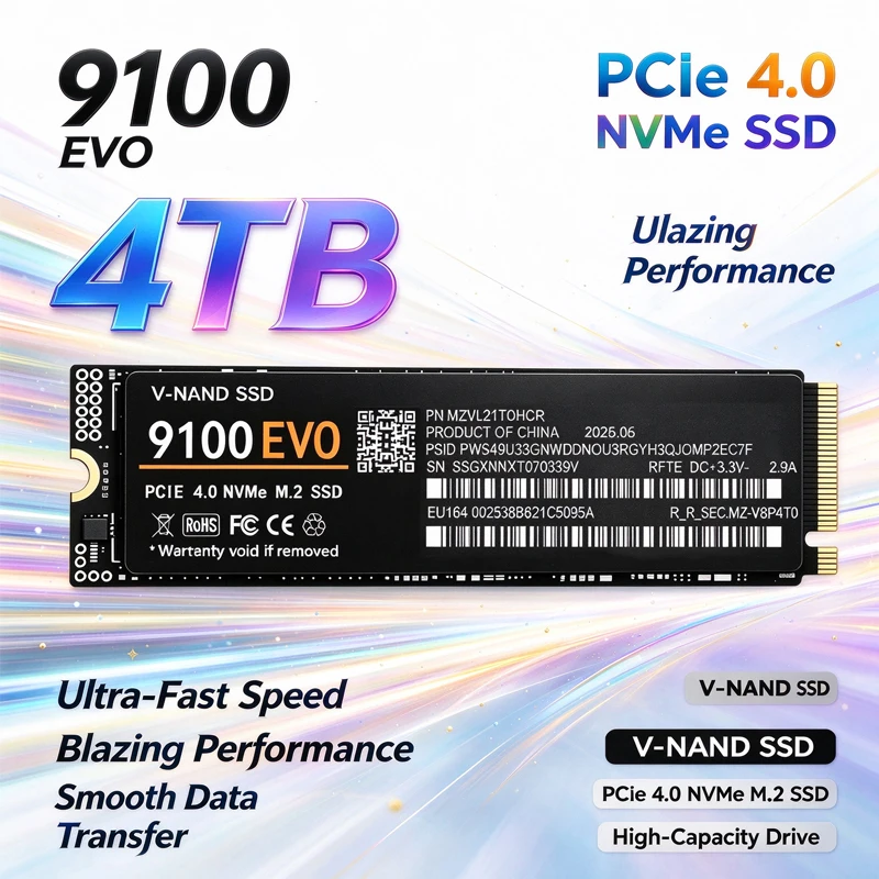 SSD 500 Go 1 To 2 To 4 To 9100 - M.2 Nvme 4Tb Pcie 4.0 Ssd avis et prix