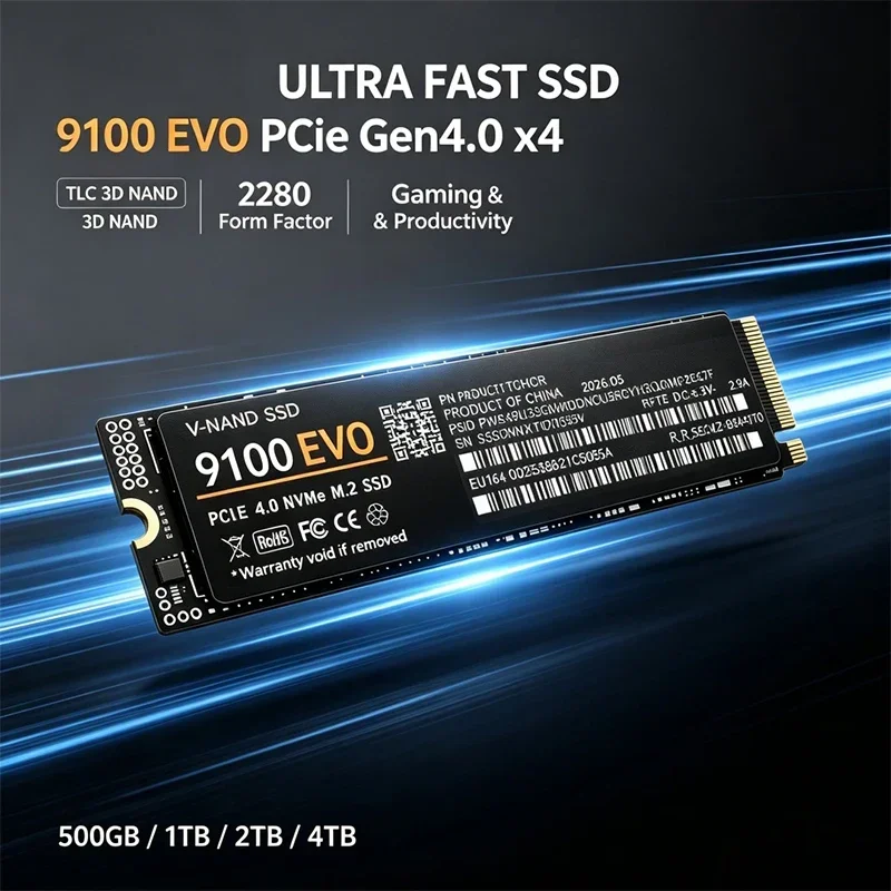 SSD 500 Go 1 To 2 To 4 To 9100 - M.2 Nvme 4Tb Pcie 4.0 Ssd avis et prix