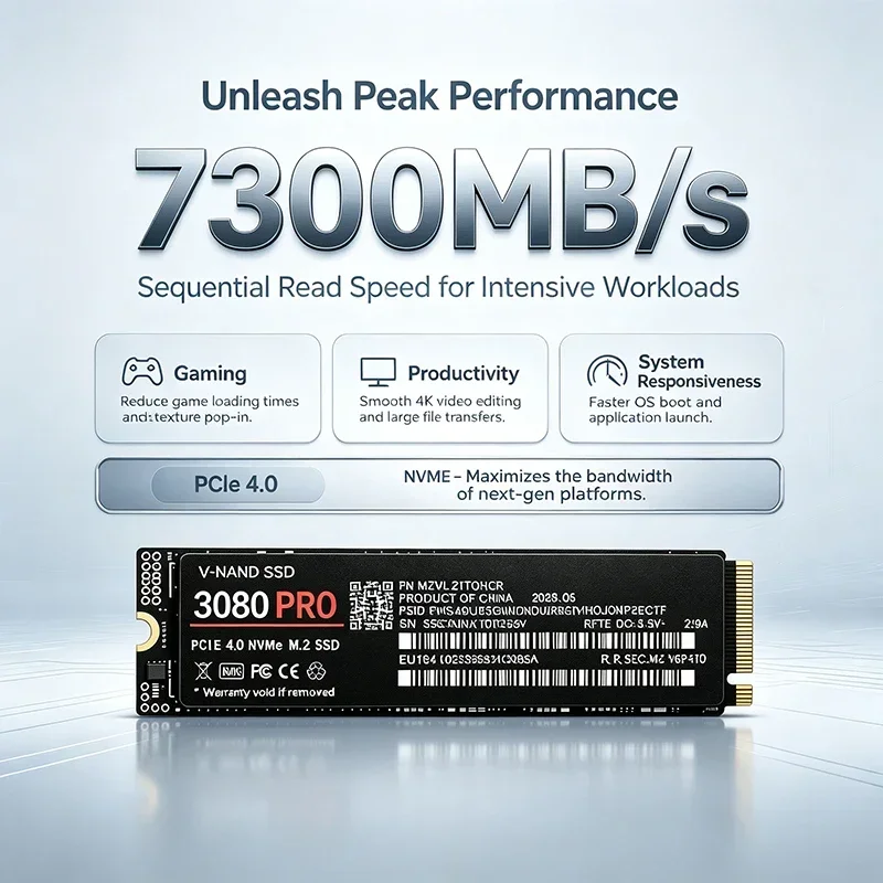 3080 PRO 500GB 1TB 2TB 4TB M.2 - M.2 Nvme 4Tb Pcie 4.0 Ssd avis et prix