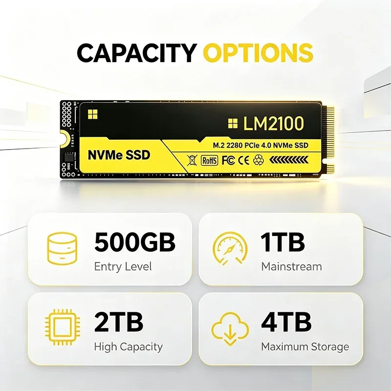 Nouveau disque dur SSD M.2 LM2 - M.2 Nvme 4Tb Pcie 4.0 Ssd avis et prix