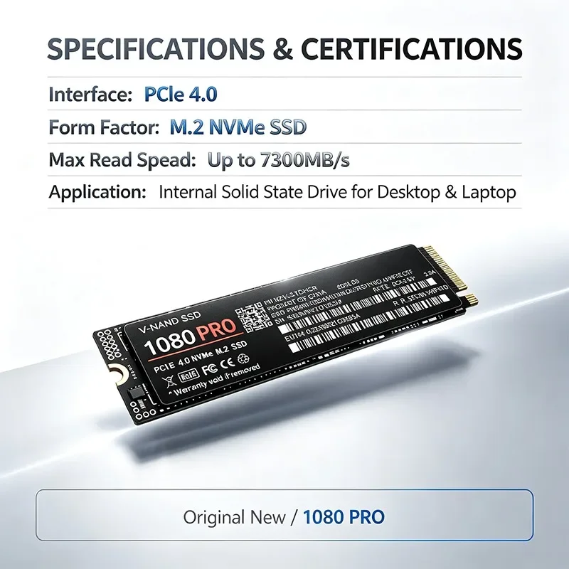 Disque SSD interne 1080PRO M.2 - M.2 Nvme 4Tb Pcie 4.0 Ssd avis et prix