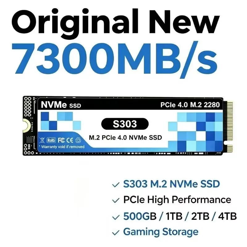 SSD interne M.2 NVMe S303 d'or - M.2 Nvme 4Tb Pcie 4.0 Ssd avis et prix