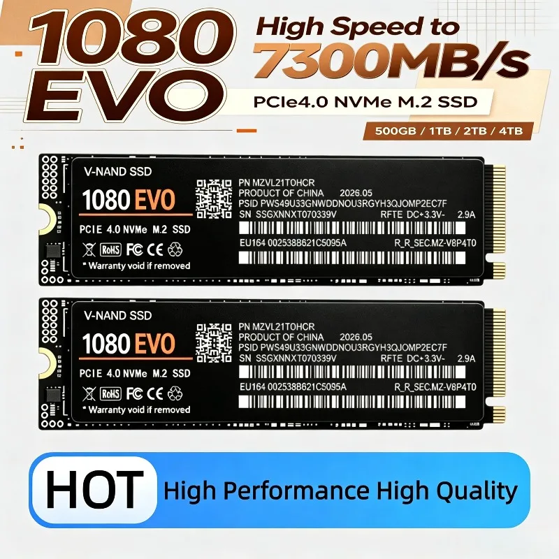 2026 NOUVEAU 1080 EVO M.2 NVMe - M.2 Nvme 4Tb Pcie 4.0 Ssd avis et prix